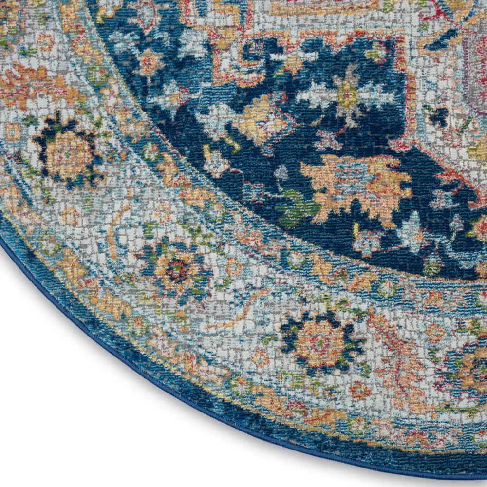 ANKARA GLOBAL ANR11 Blue Multi Rug RS