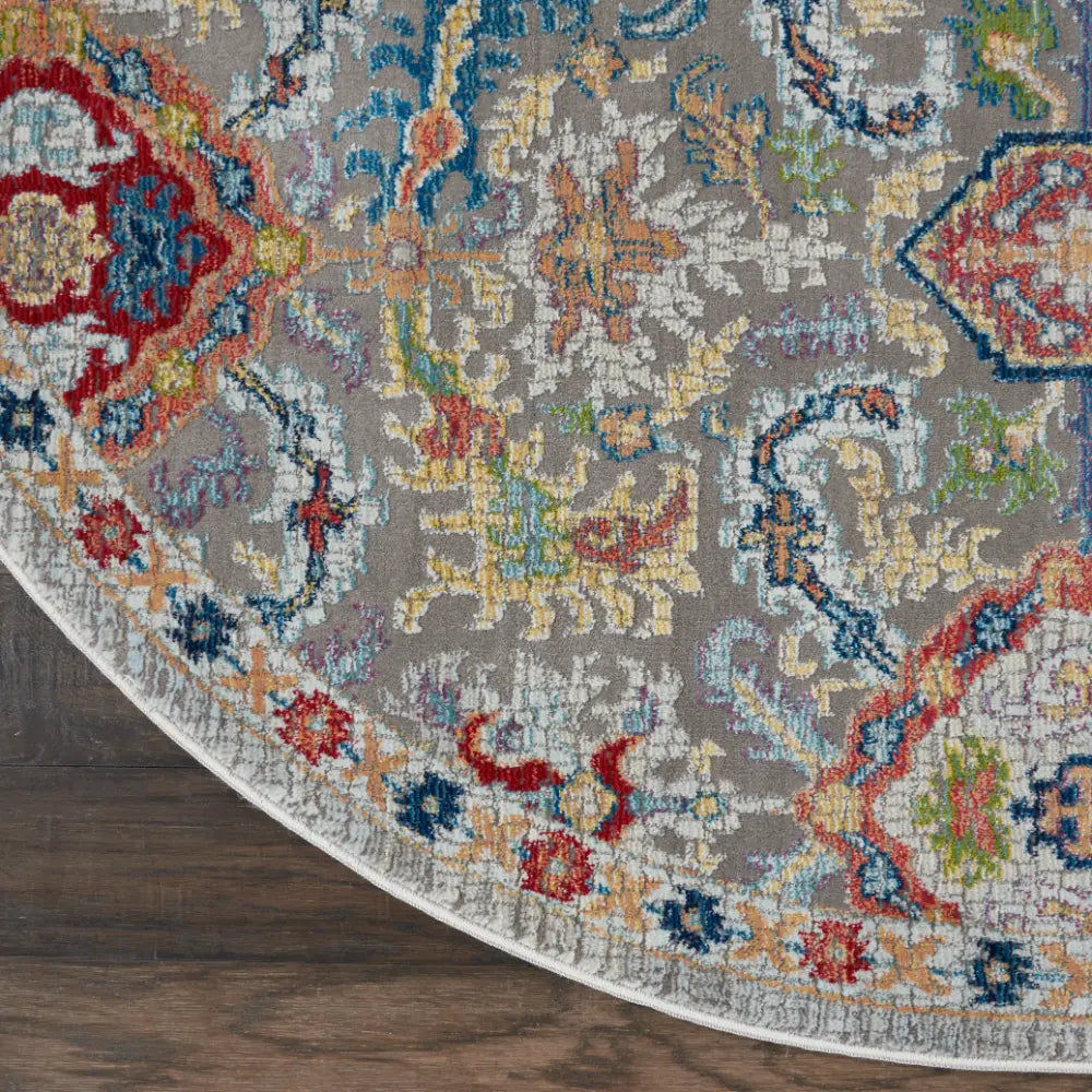 ANKARA GLOBAL ANR12 Grey Multi Rug RS