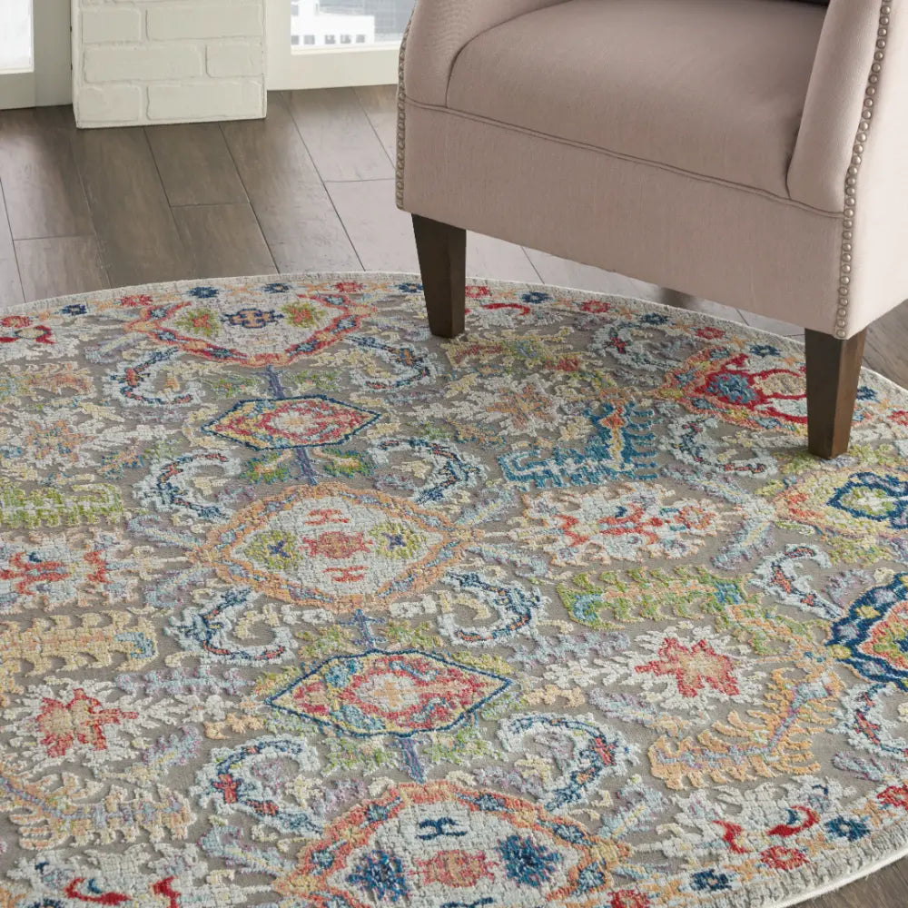 ANKARA GLOBAL ANR12 Grey Multi Rug RS