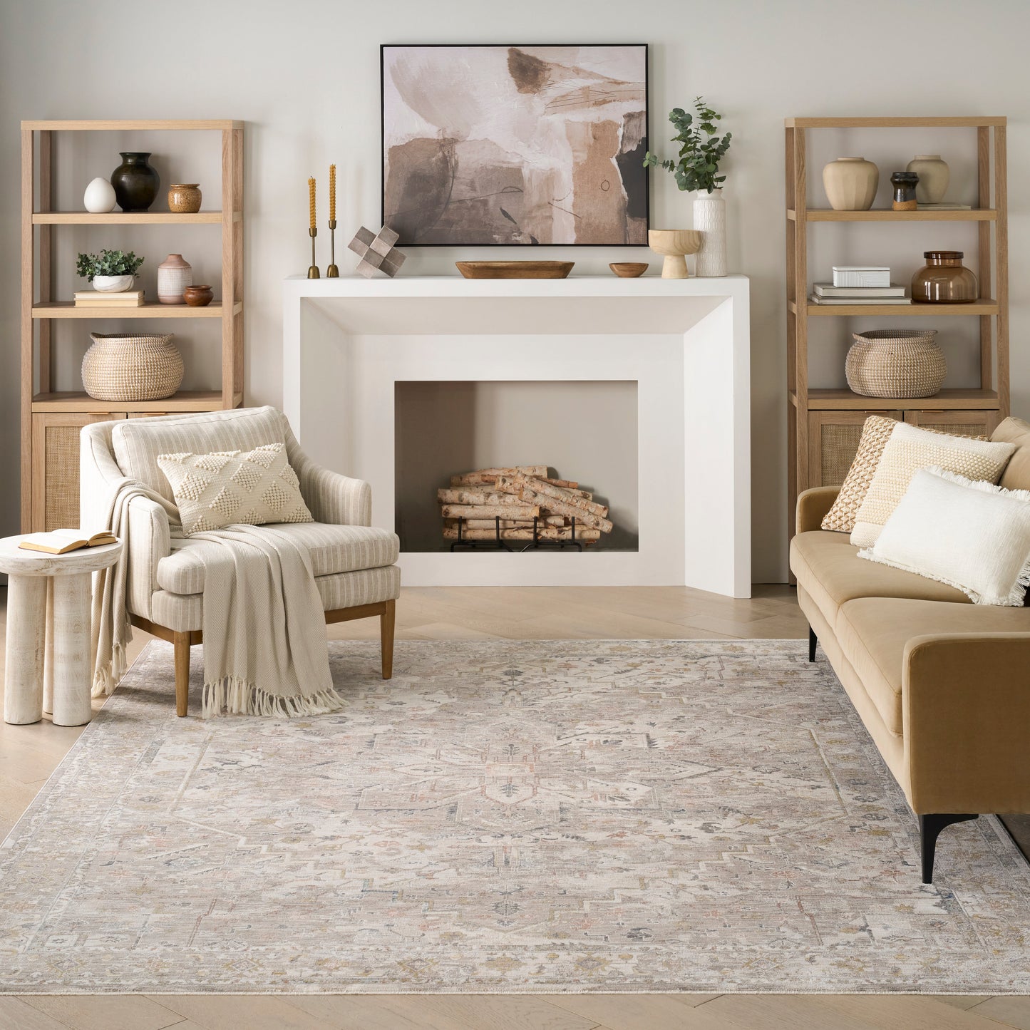 ANTIQUE FUSION ANF02 Ivory Multicolour RS