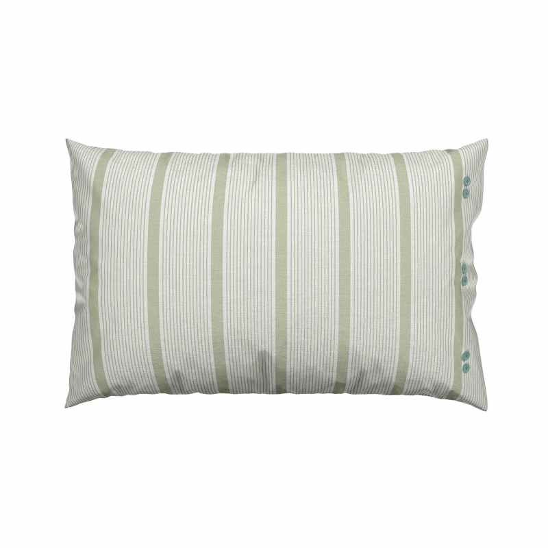 Alessie Paisley Bedding by Bedeck of Belfast in Chambray Green