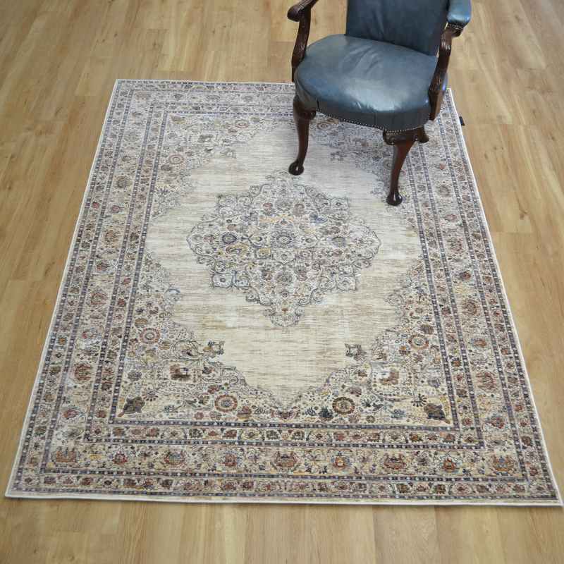 Alhambra Traditional Medallion 6345C Rugs in Beige