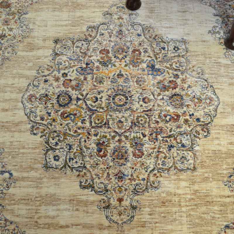 Alhambra Traditional Medallion 6345C Rugs in Beige