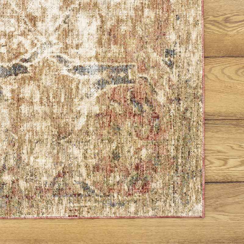 Alhambra Traditional 6645C Rugs in Ivory Red