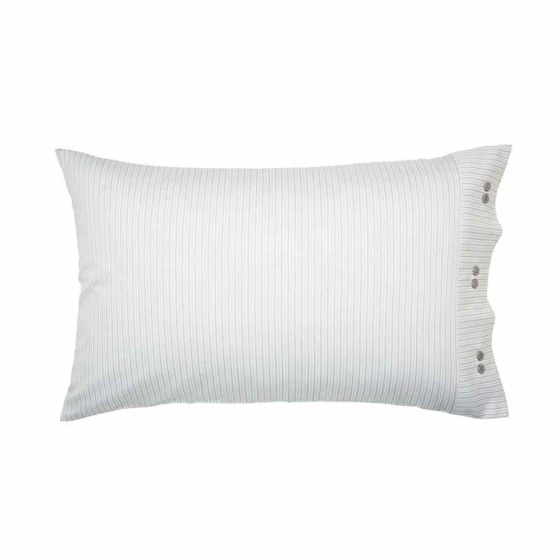 Amalia Bedding by Bedeck of Belfast in White Silver Grey