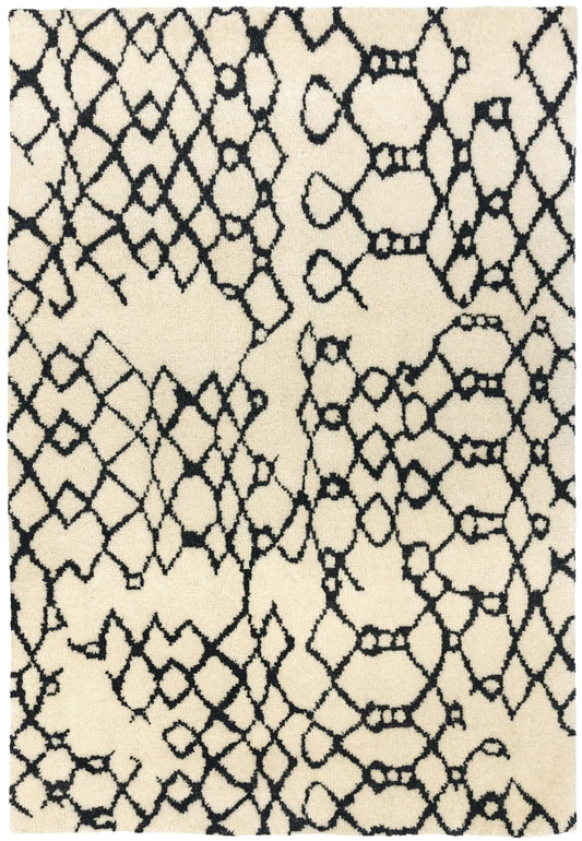 Asiatic amira am 007 Ivory Living Room Wool Rug.