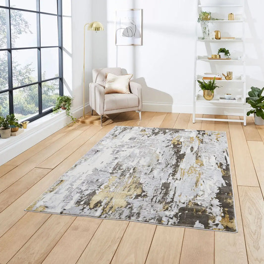 Apollo Think GR580 Grey Gold Rug RS