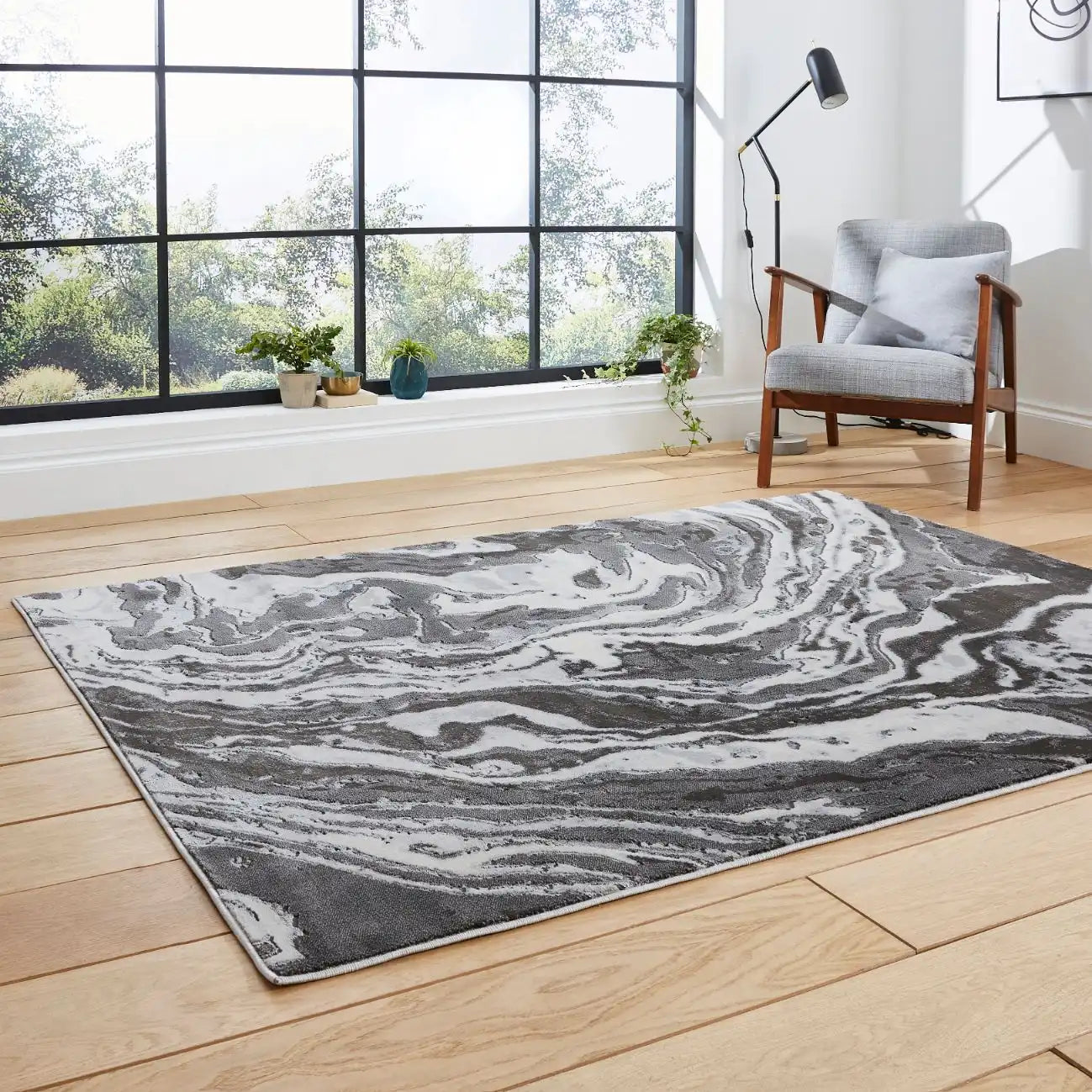 Apollo Think GR584 Grey Rug RS