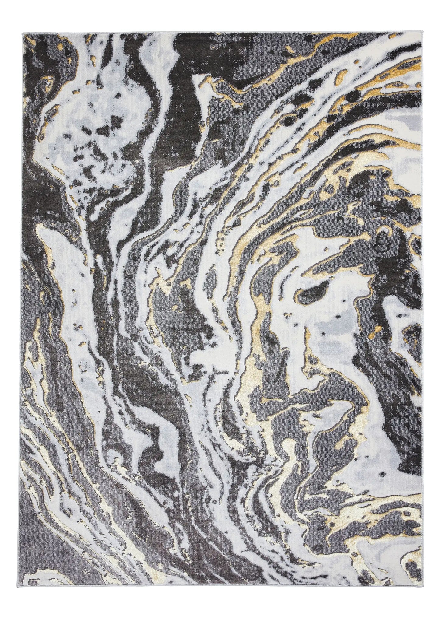Apollo Think GR584 Grey Gold Rug RS