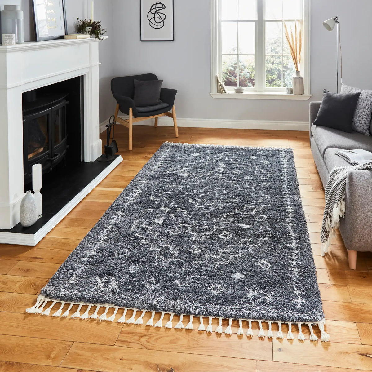 Aspen 1537 Grey Ivory Rug RS