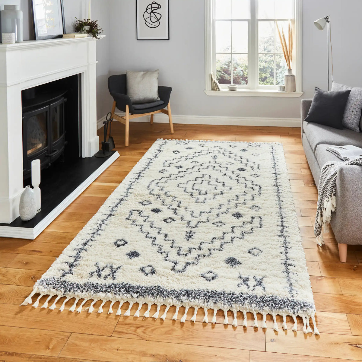 Aspen 1537 Ivory Grey Rug RS
