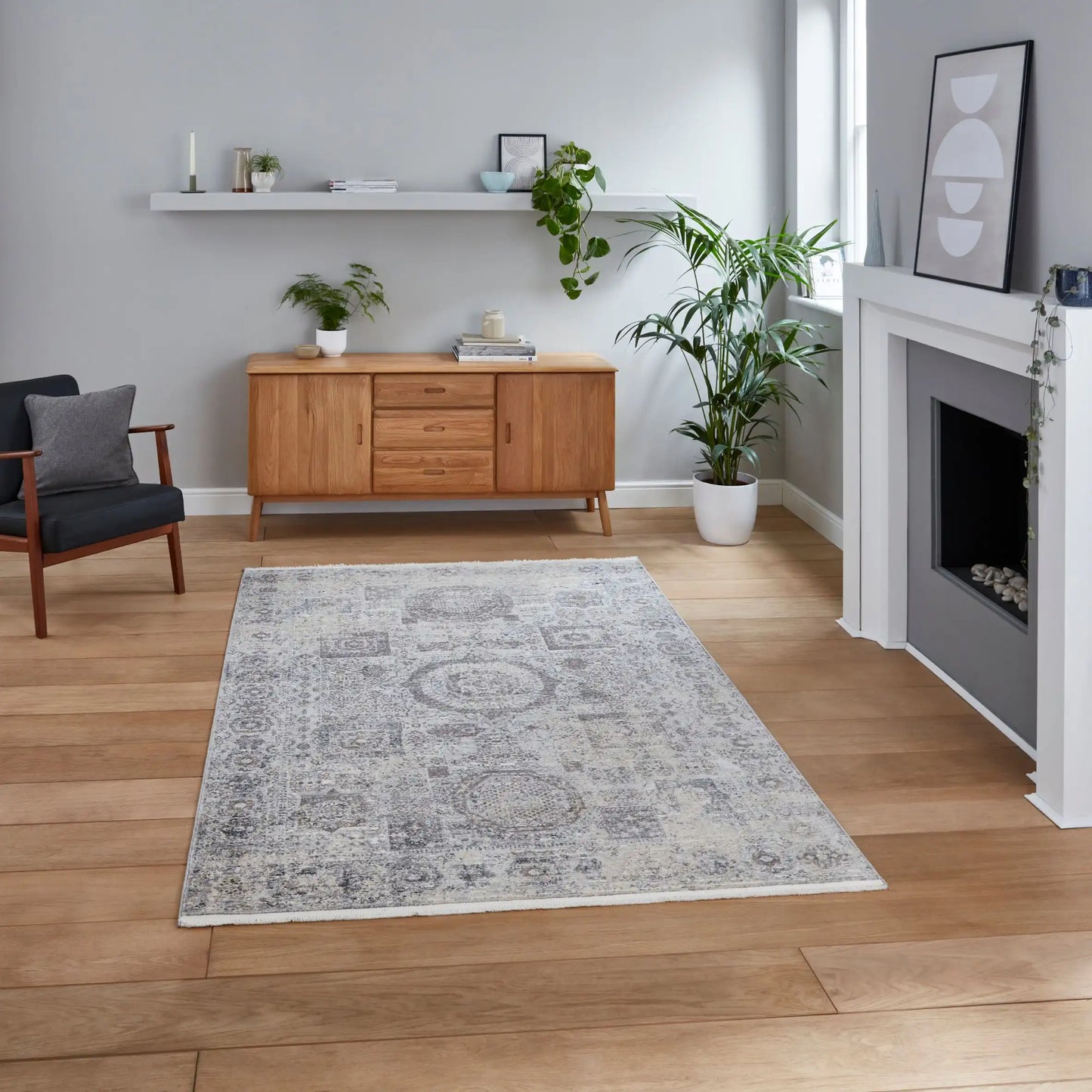 Athena Think 18599 Grey Rug RS