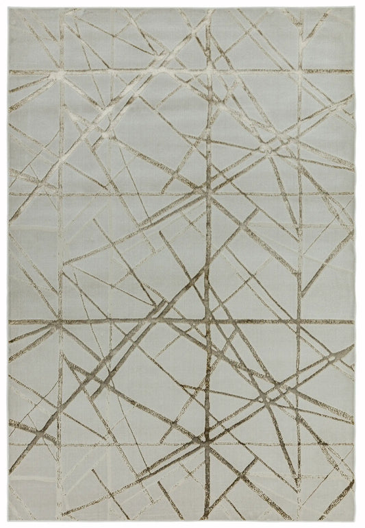 Asiatic aurora au13 mica Yellow, Ivory Living Room  Rug.