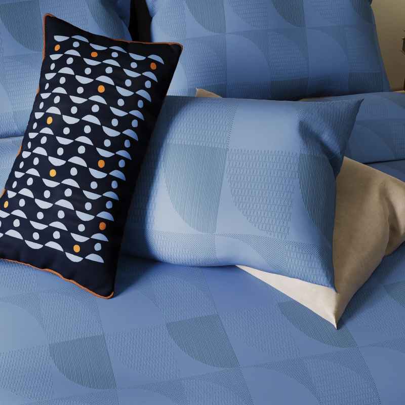 Axel Bedding by Helena Springfield x Simply Scandi in Periwinkle Blue