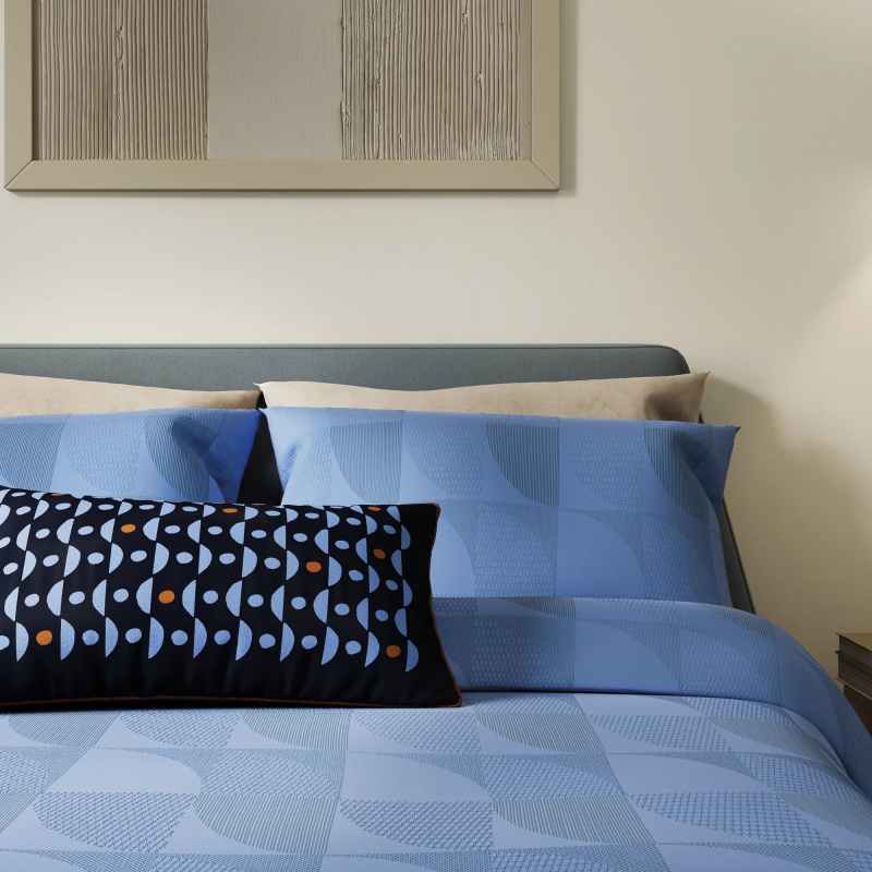 Axel Bedding by Helena Springfield x Simply Scandi in Periwinkle Blue