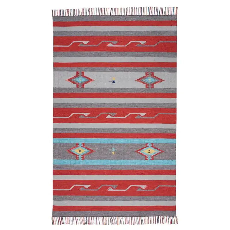 Baja BAJ01 Grey Red Rug RS