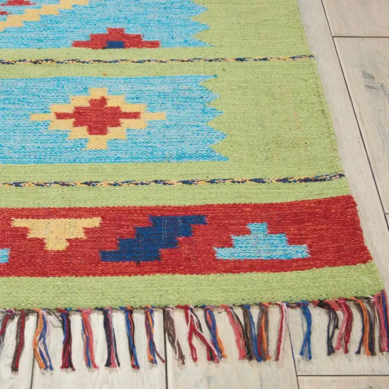 Baja BAJ02 Blue Green Rug RS