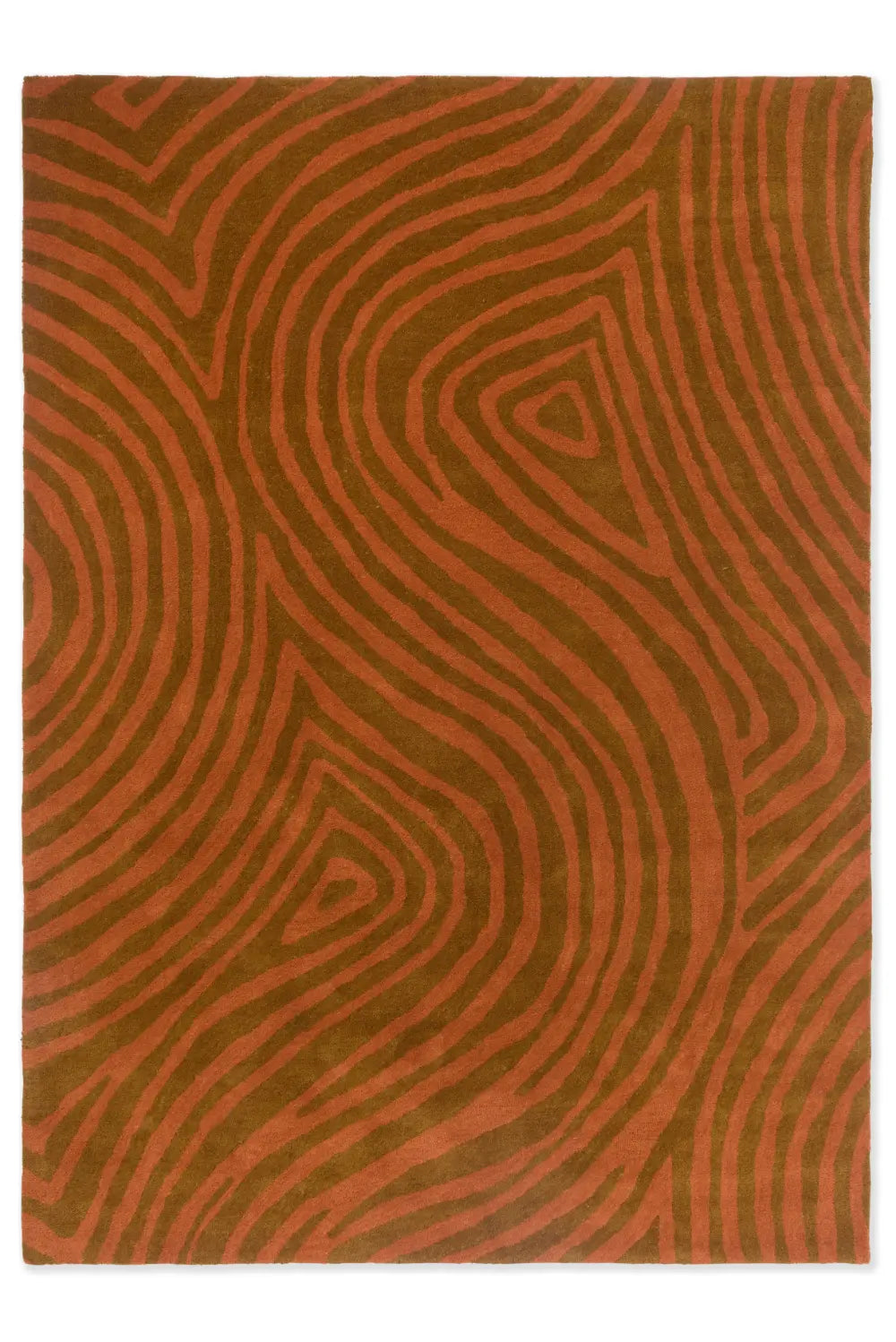 Decor Groove Burnt Orange 097703 Rug