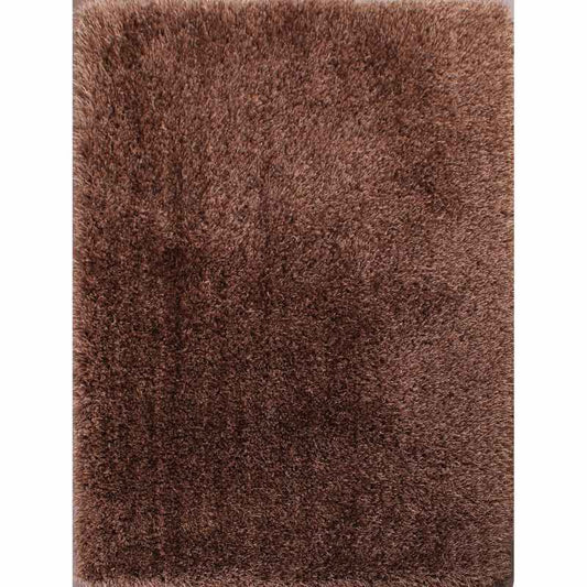 Balotelli Mixed Shaggy Rugs in Beige Choc
