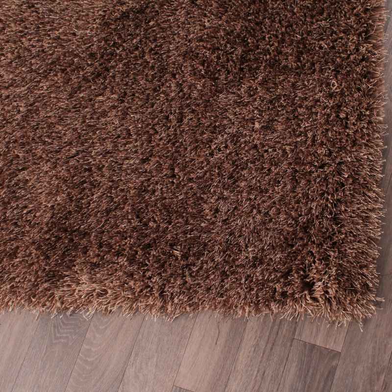 Balotelli Mixed Shaggy Rugs in Beige Choc