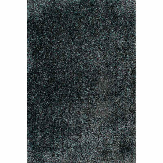 Balotelli Mixed Shaggy Rugs in Choc Teal