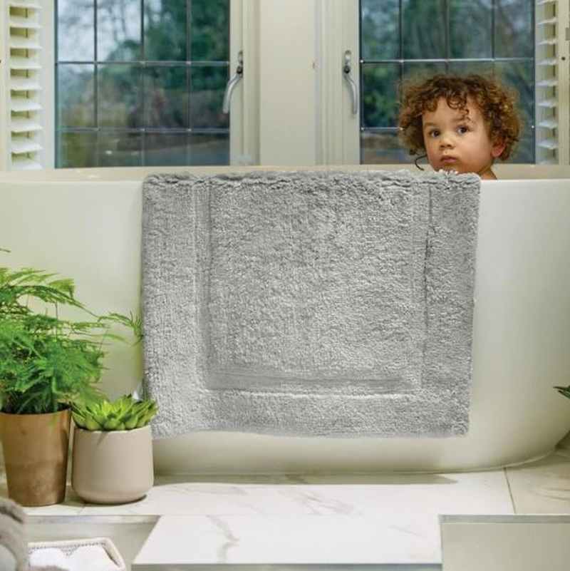 Hug Rug Bamboo Border mats in Grey