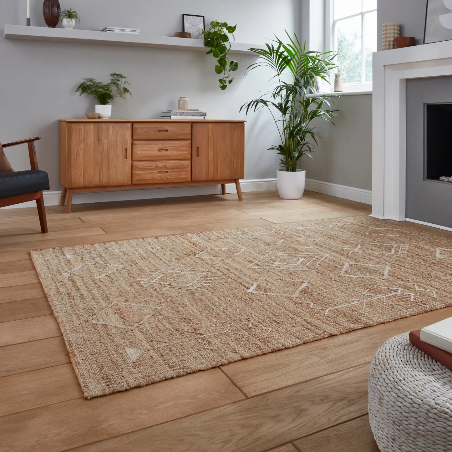 Bazaar Jute 24831 Natural Rug RS