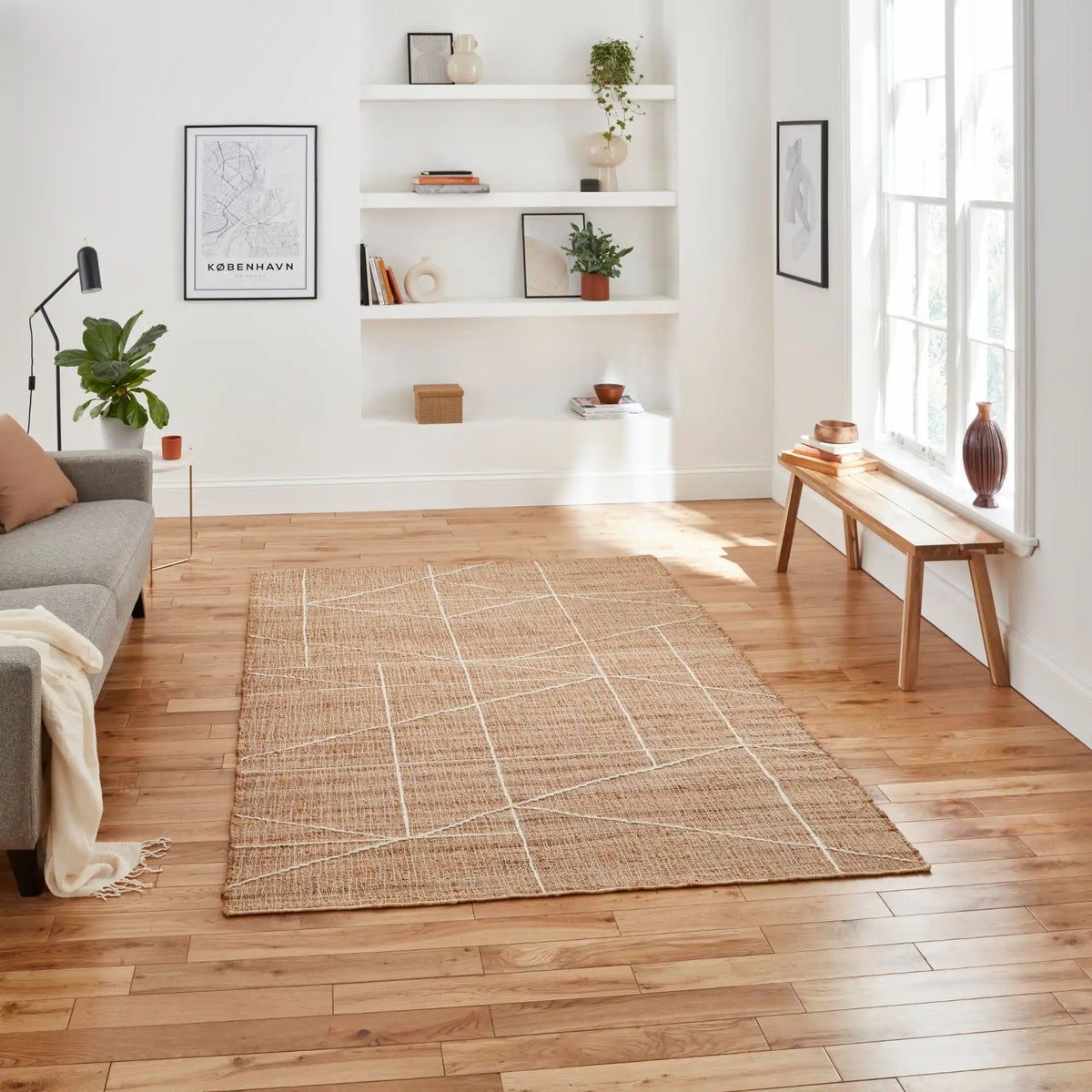 Bazaar Jute 24875 Natural Rug RS
