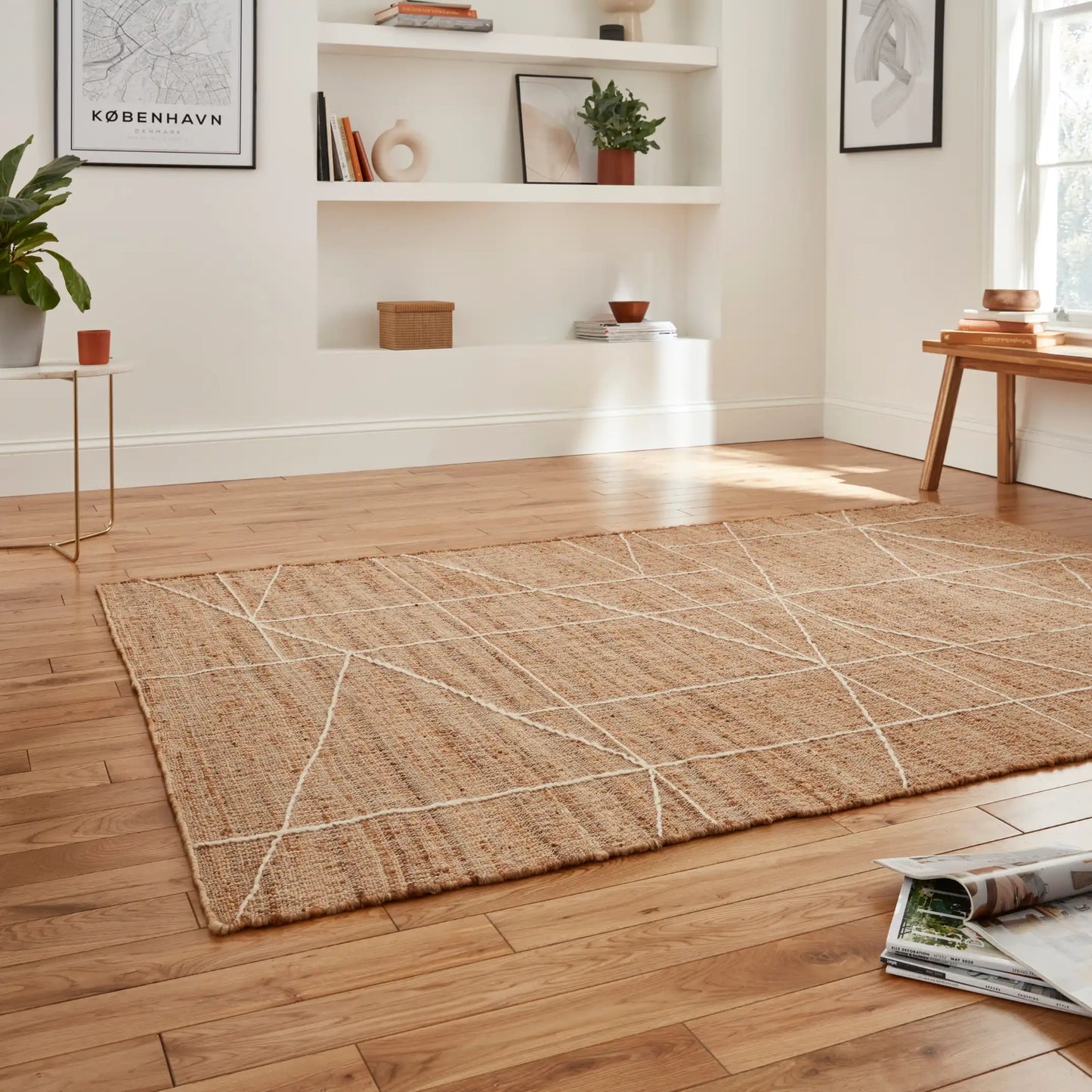 Bazaar Jute 24875 Natural Rug RS