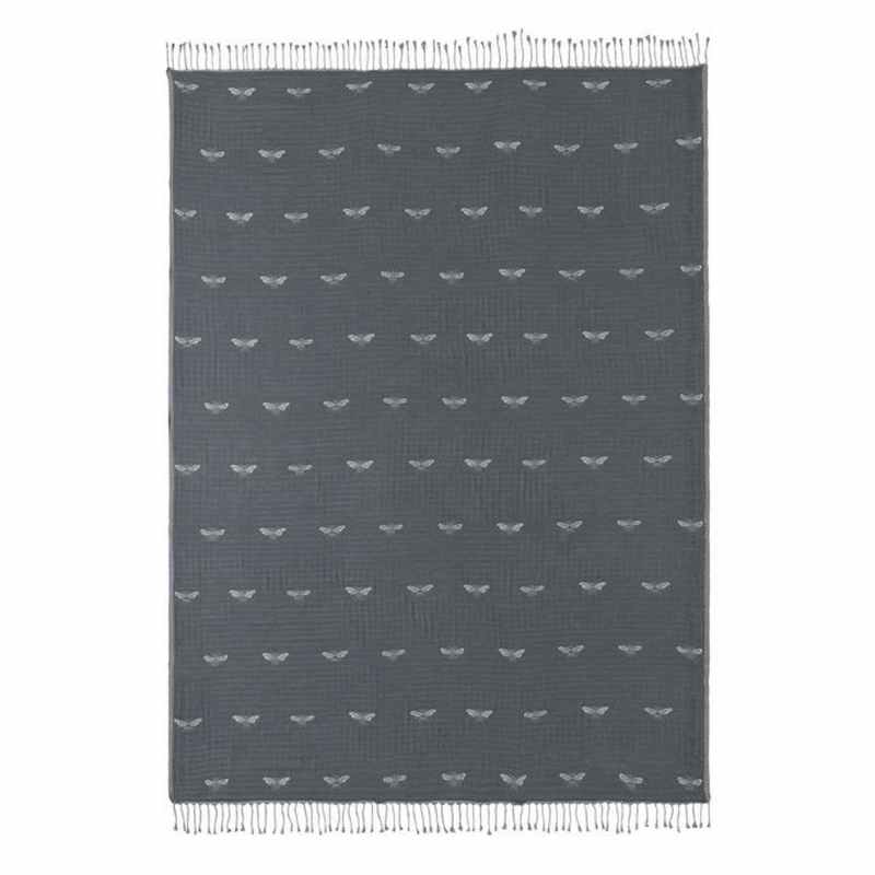 Bees Cotton Bedding Set by Sophie Allport in Duckegg Blue