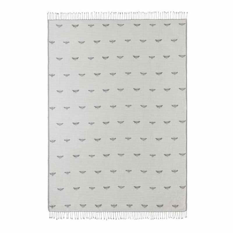 Bees Cotton Bedding Set by Sophie Allport in Duckegg Blue
