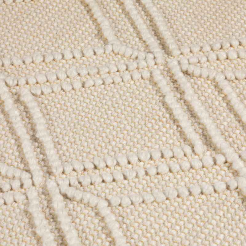 Blenheim Indoor Outdoor Diamond Rugs in Cream White
