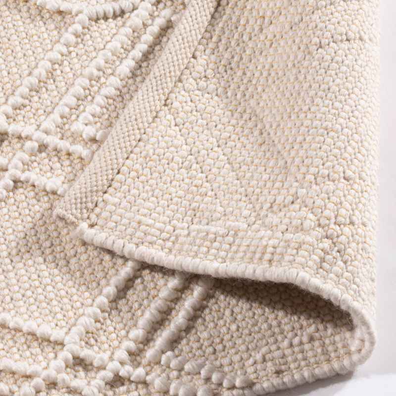 Blenheim Indoor Outdoor Diamond Rugs in Cream White