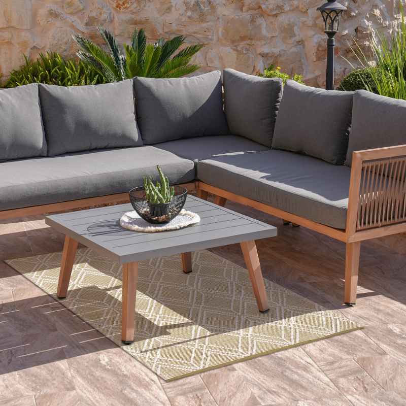 Blenheim Indoor Outdoor Diamond Rugs in Olive Green