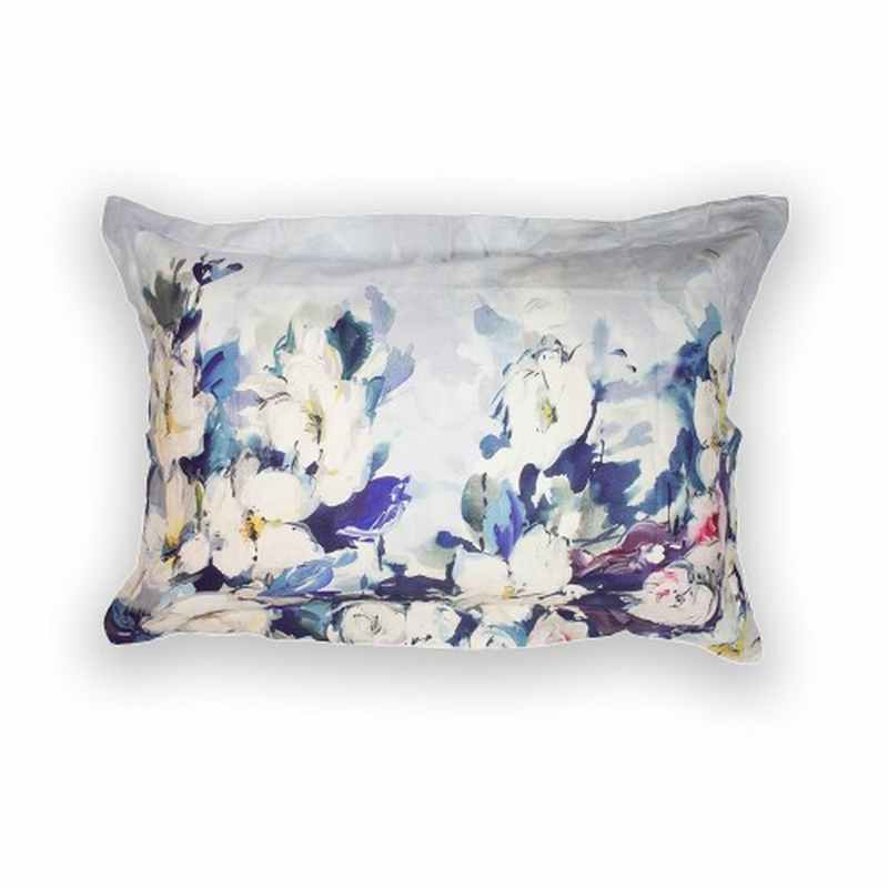 Bliss Floral Bedding Duvet Cover and Pillowcase in Blue