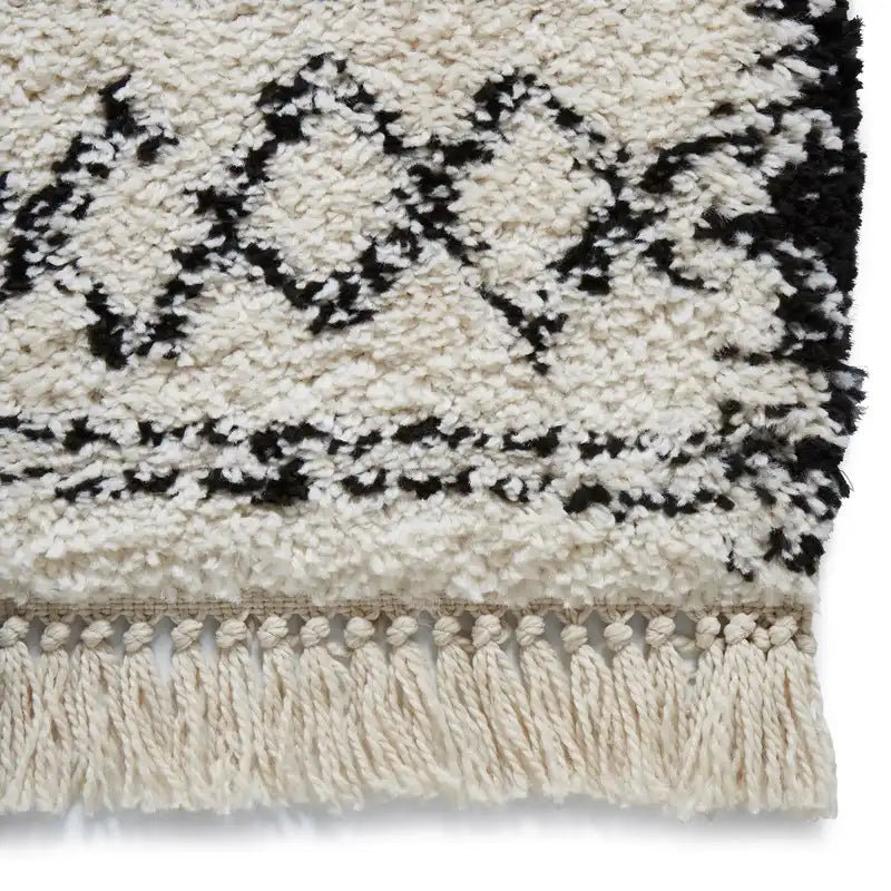 Boho 5402 Black White Rug RS
