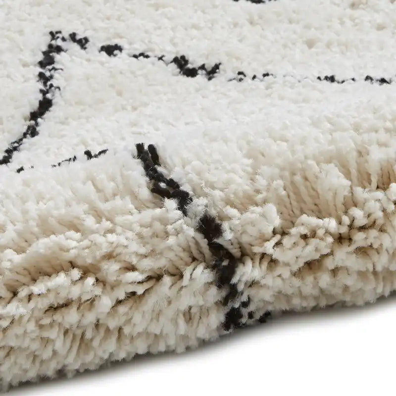Boho 8280 White Black Rug RS