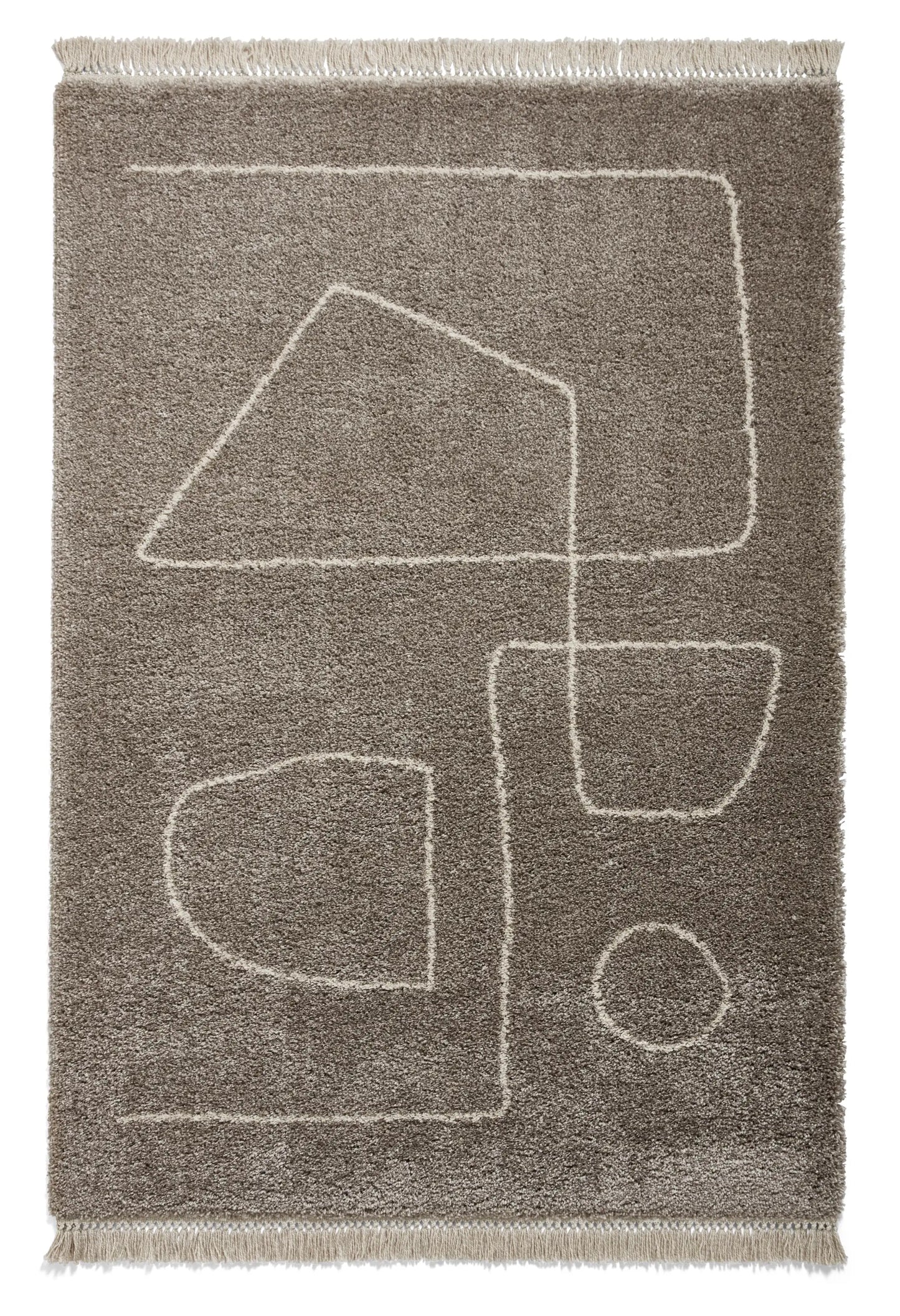 Boho A474 Grey Cream Rug RS