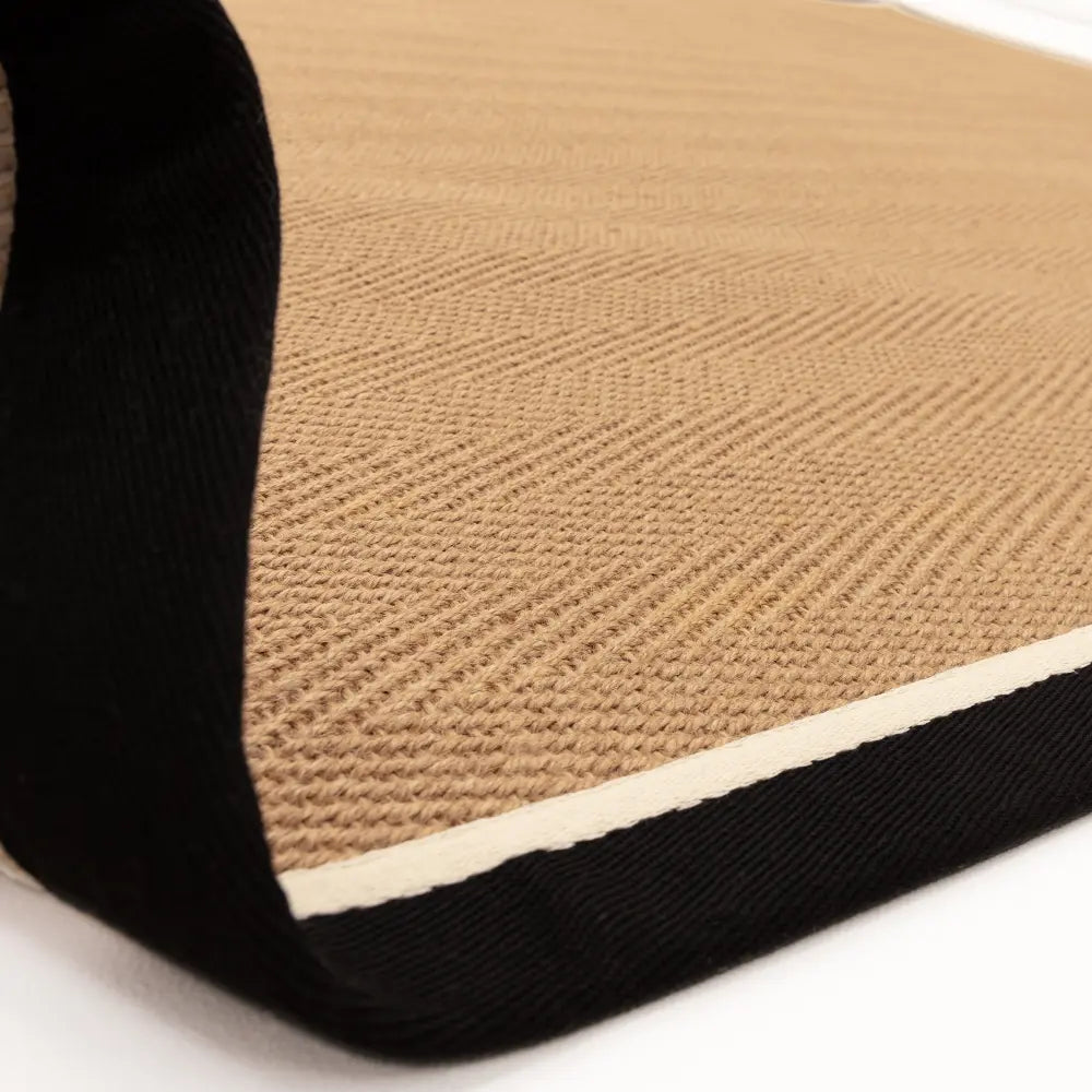 Bordo Herringbone Charcoal Cream RS