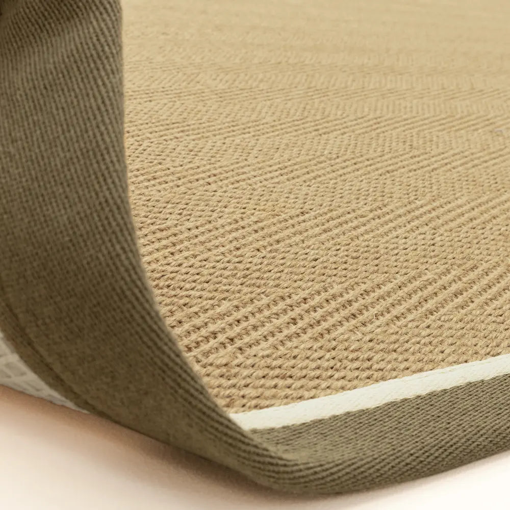 Bordo Herringbone Khaki Cream RS