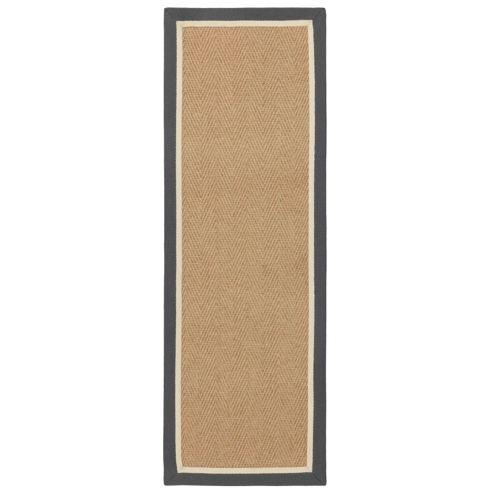 Bordo Herringbone Slate Cream