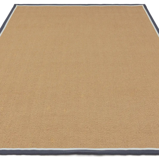 Bordo Herringbone Slate Cream