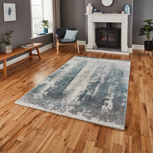 Brooklyn 8595 Ivory Blue Rug RS