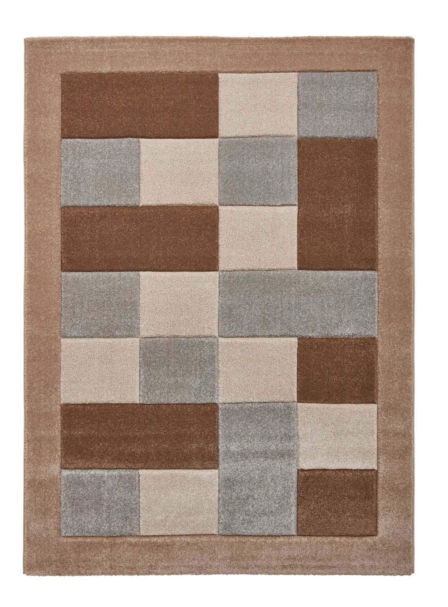 Brooklyn BRK04 Beige Grey Rug RS
