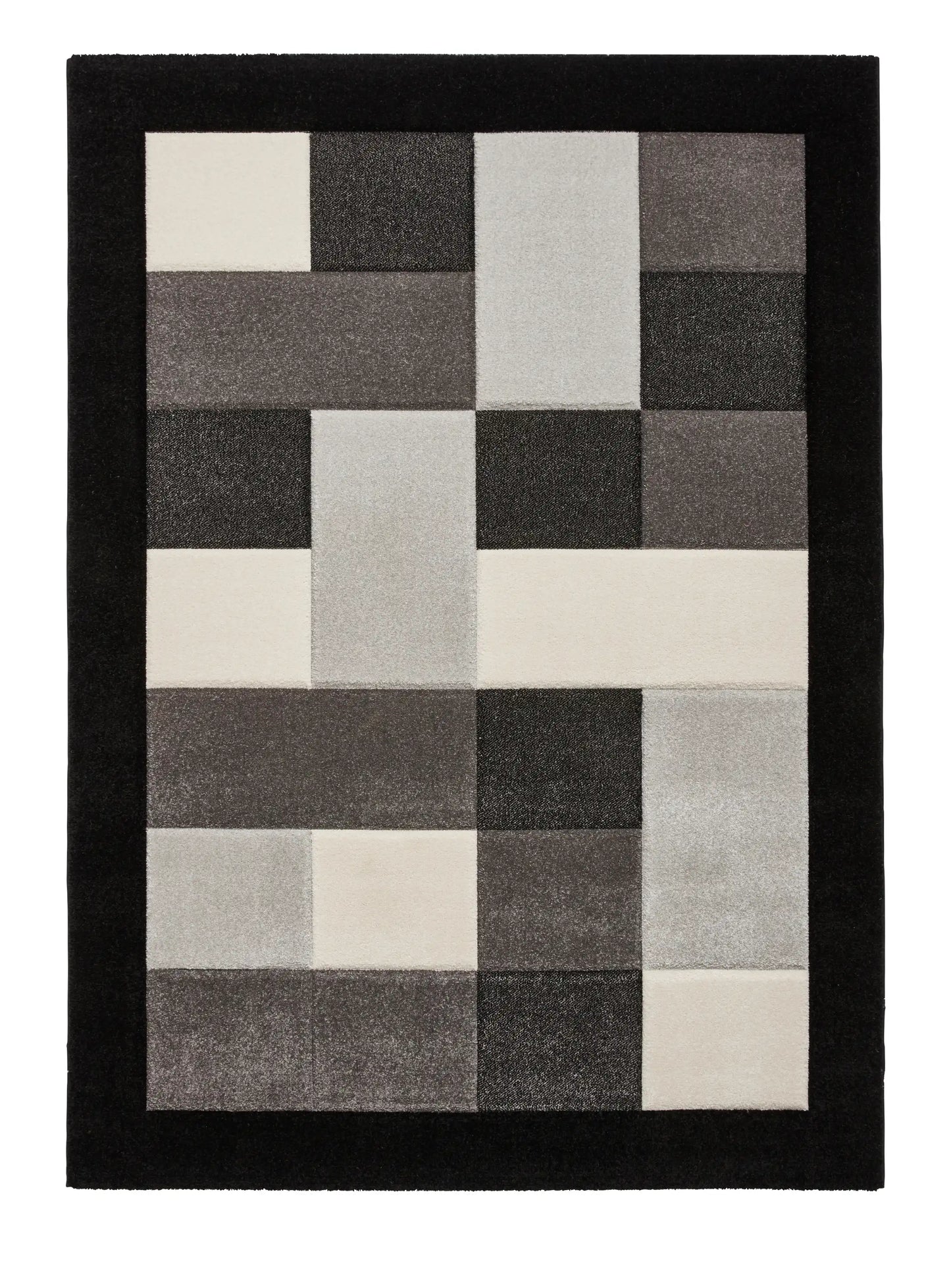 Brooklyn BRK04 Black Grey Rug RS