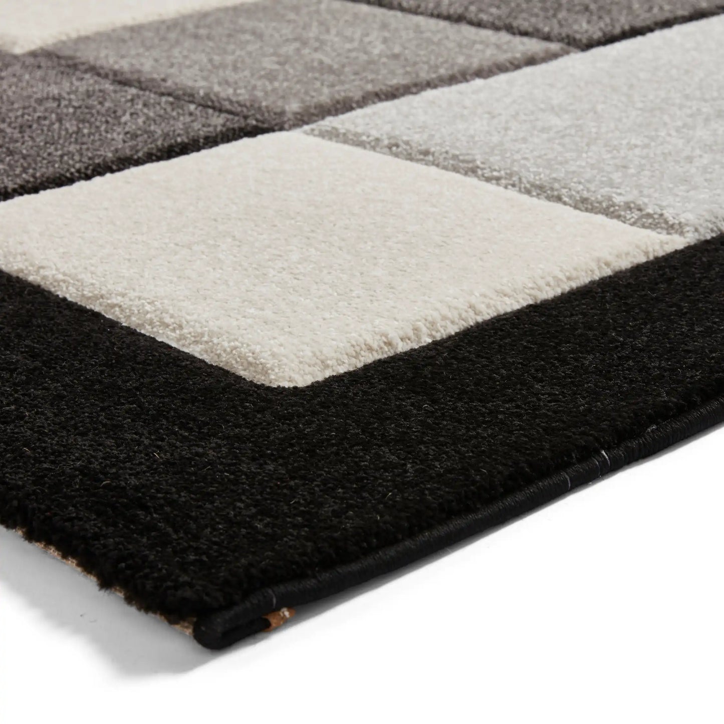 Brooklyn BRK04 Black Grey Rug RS