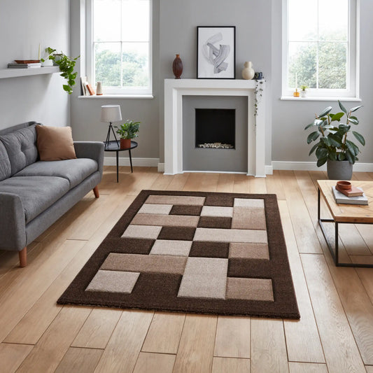 Brooklyn BRK04 Brown Beige Rug RS
