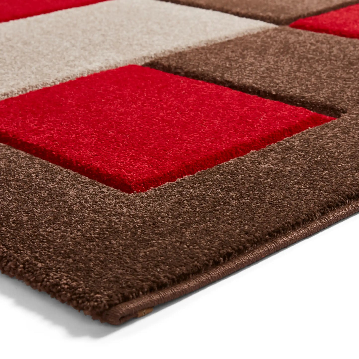 Brooklyn BRK04 Brown Red Rug RS