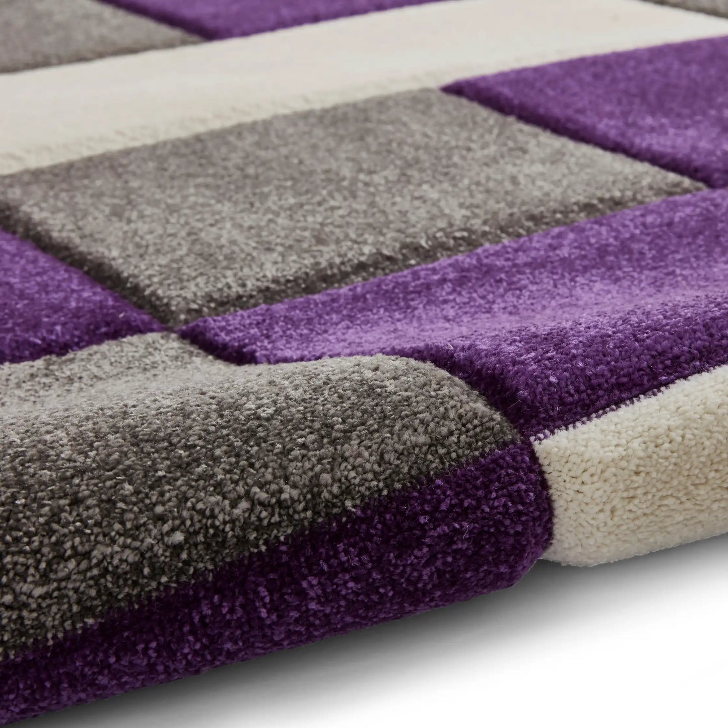 Brooklyn BRK04 Grey Purple Rug RS