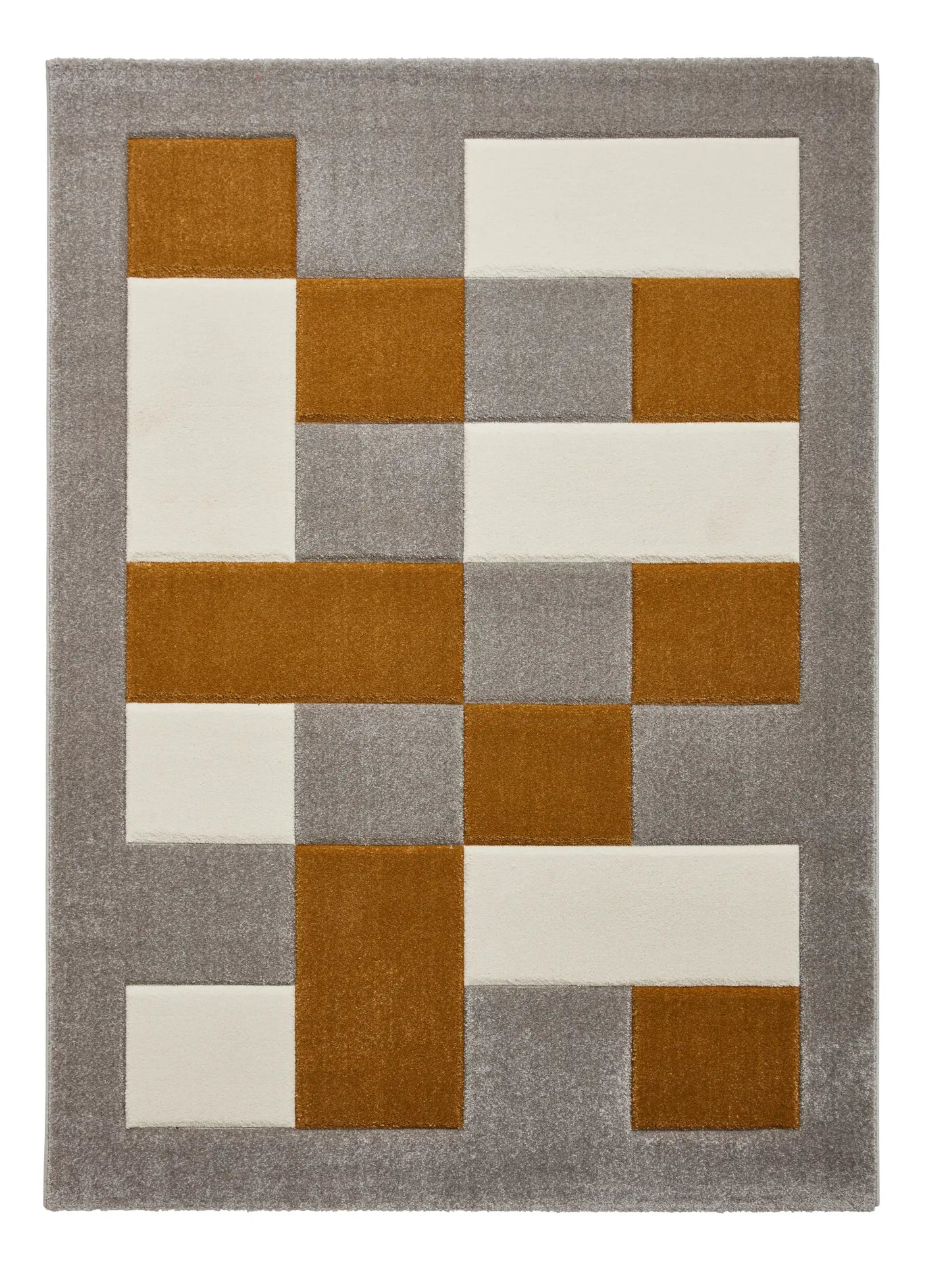 Brooklyn BRK04 Grey Yellow Rug RS